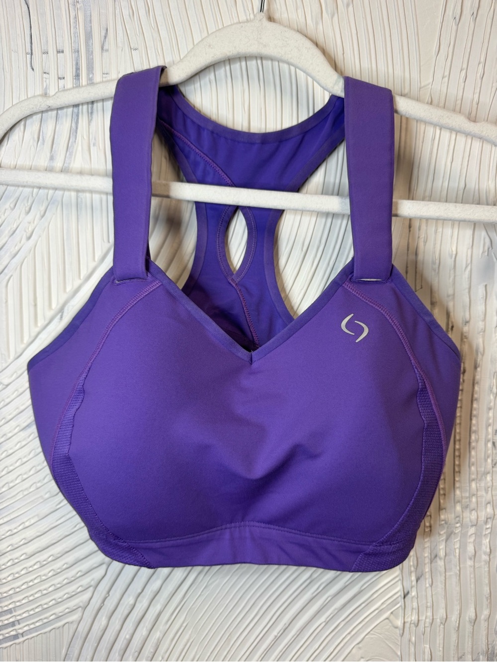 Brooks Purple Racerback High-Impact Sports Bra